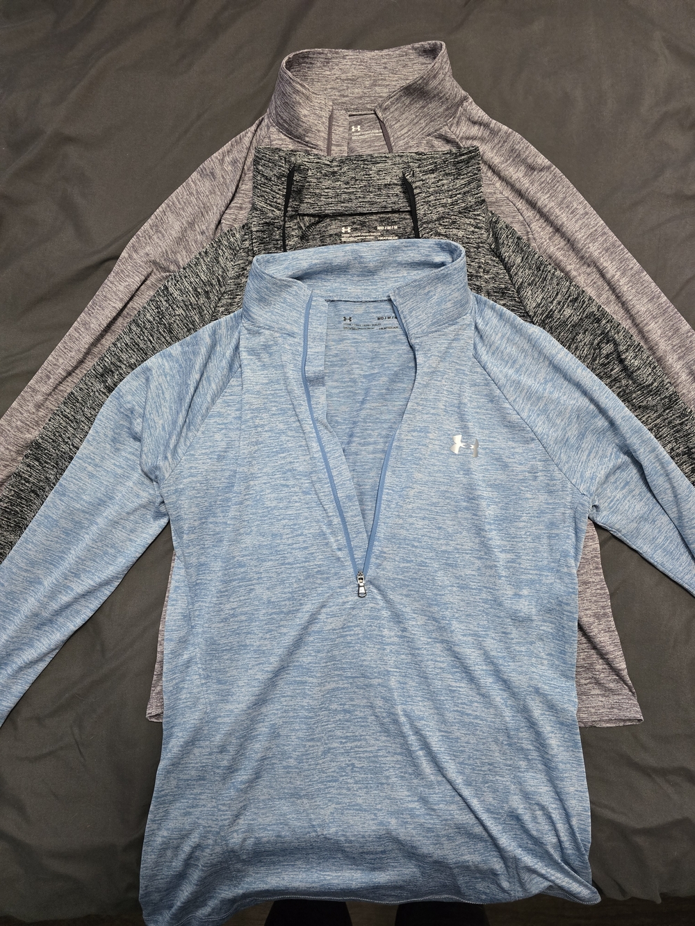 Under Armour Women's Quarter-Zip Pullover - Light Blue Heather